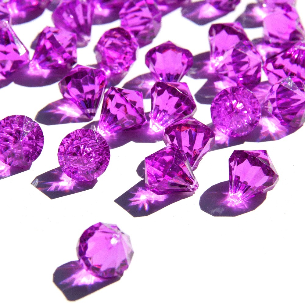 220pcs/1lb 3/4” Clear Acrylic Diamond for Wedding